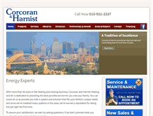 Tablet Screenshot of corcoranharnist.com